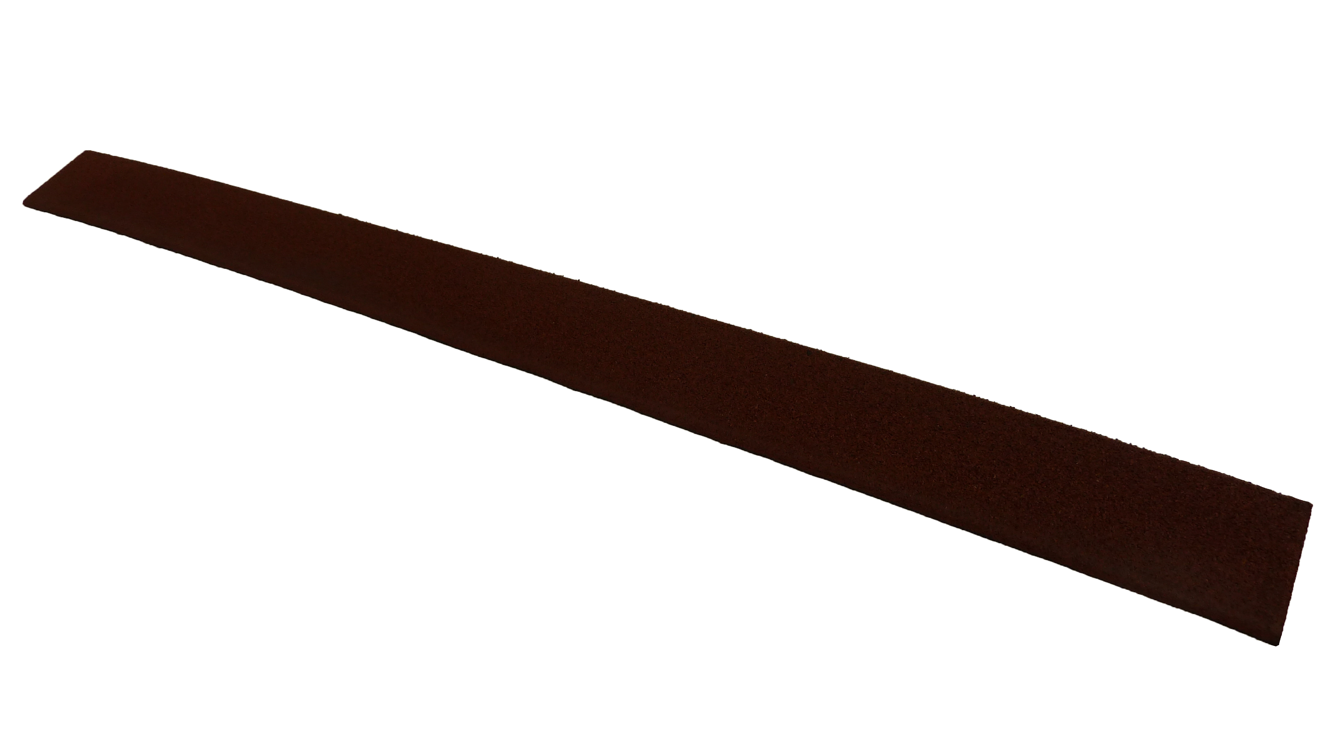 Gummirampe 25x80x1000 mm, for Quad gummifliser, Rød