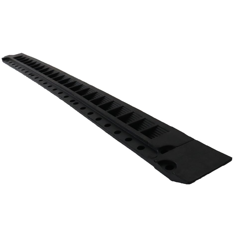 Skrå kantliste for Interlock gummimåtte, NR/SBR-gummi, Female Venstre