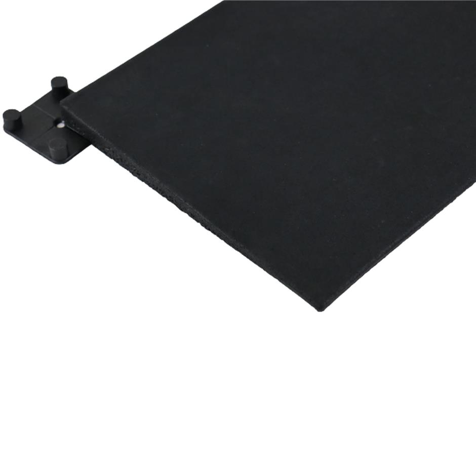 ErgoTile QUAD EasyConnect 1000x1000x30 mm gummifliser med impact bund type M, C4-GV sort
