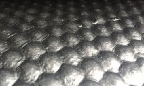 Staldmåtter - Gummimåtter - rulle - underside - tekstilaftryk - FB-R