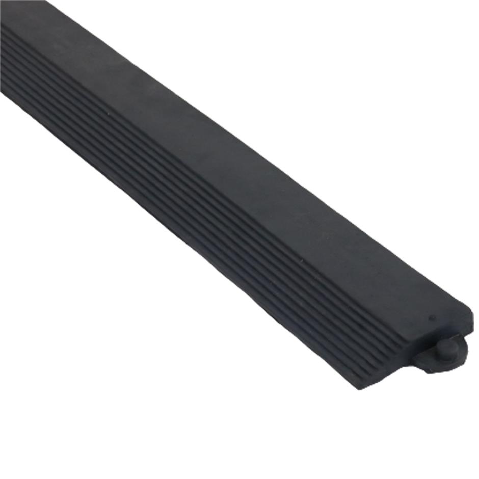 Skrå kantliste for Interlock Ringgummimåtte, NR/SBR-gummi, Female Højre