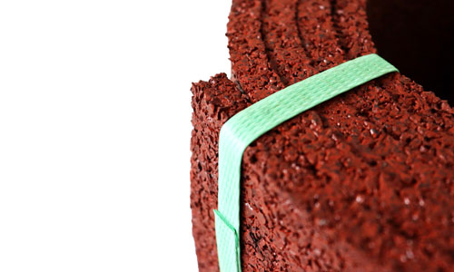 ErgoGarden grÃ¦skanter,  rÃ¸d gummigrÃ¦skant, bedafgrÃ¦nsning, genbrugsgummi