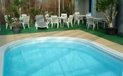 Hotel Margrethe, Gadbjerg – Skridsikkert gummigulv i poolområde