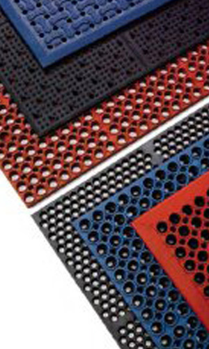 Notrax KÃ¸kkenmÃ¥tter - VÃ¥drumsmÃ¥tter - AflastningsmÃ¥tter - ArbejdsmÃ¥tter - gummimÃ¥tter