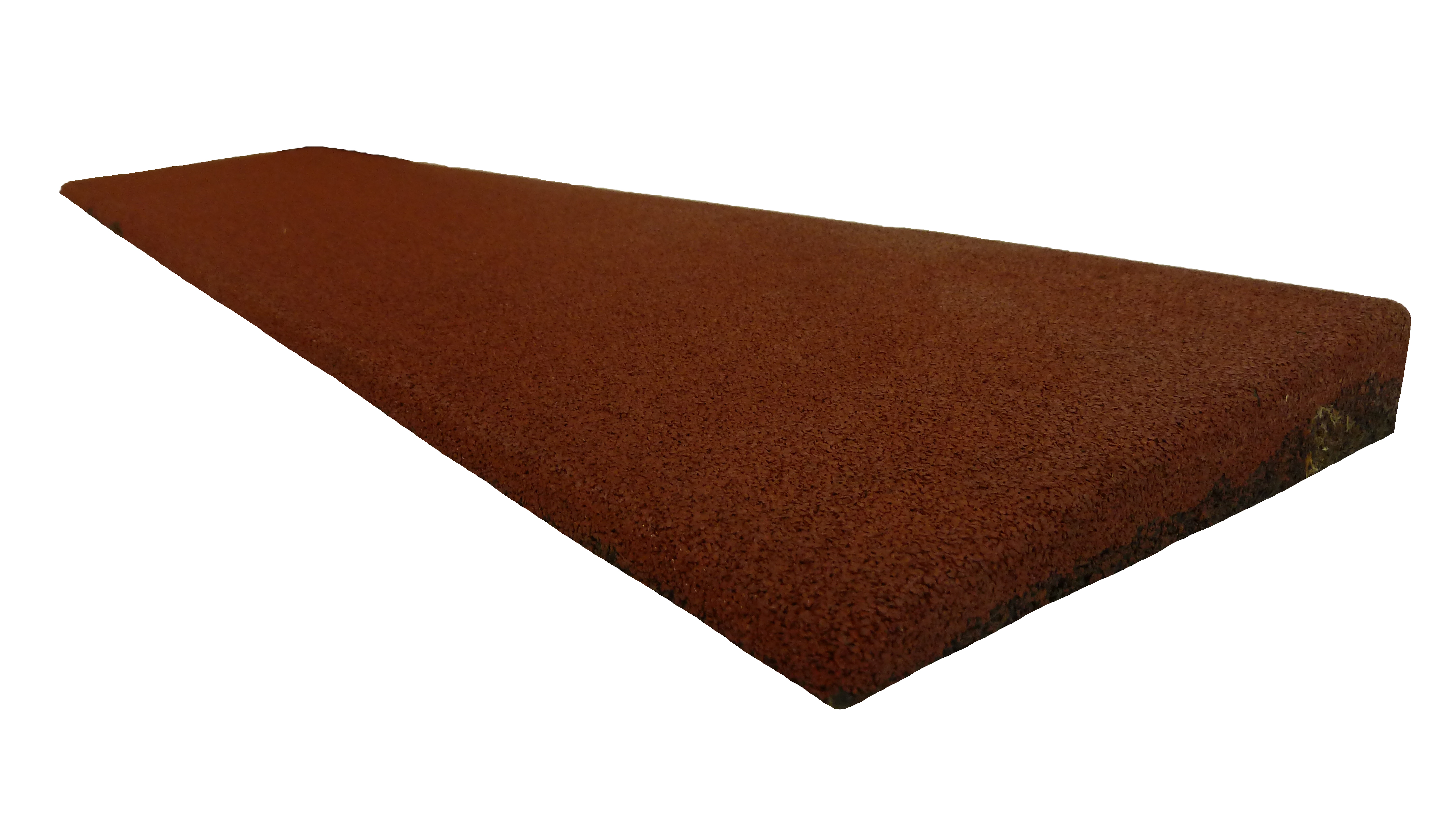 Gummirampe 45x248x1016 mm for 45 mm ErgoPlay gummifliser, C1-rød