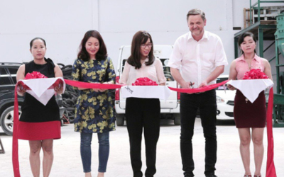 Indvielse af ny fabrik i Vietnam