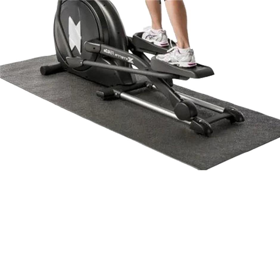 ErgoFit Fitnessmåtte, X-Medium, 2500x800x6 mm, sort, pakket i kasser a 4 stk.
