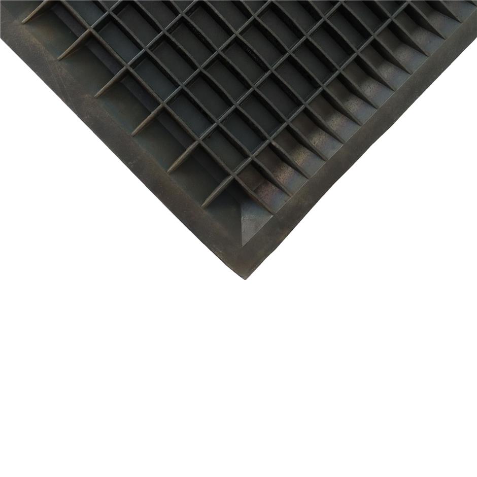 Kontormåtte m. skrå kanter, 700x910 mm