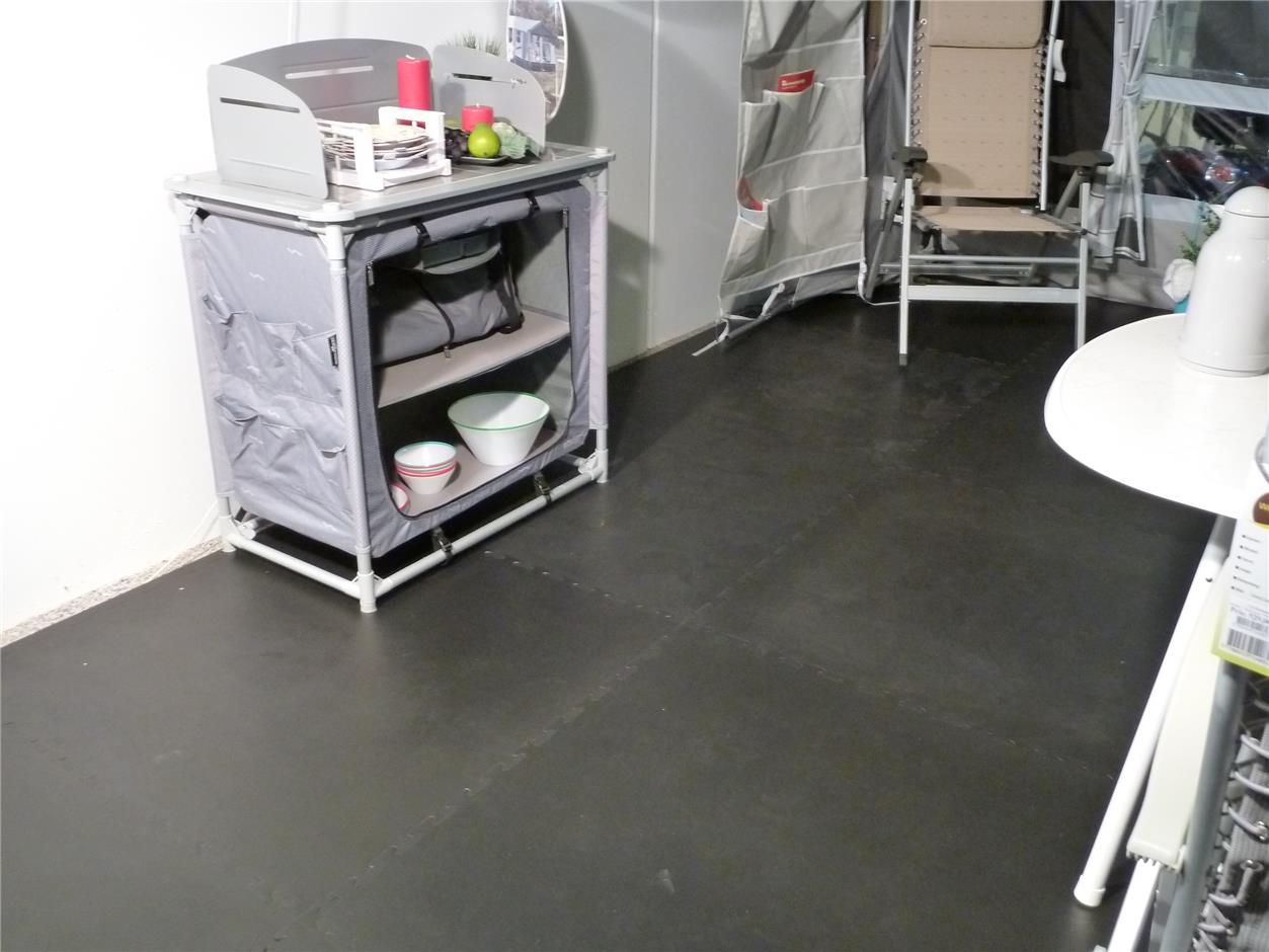 EVA Mobilgulv, 23/25 mm, sort