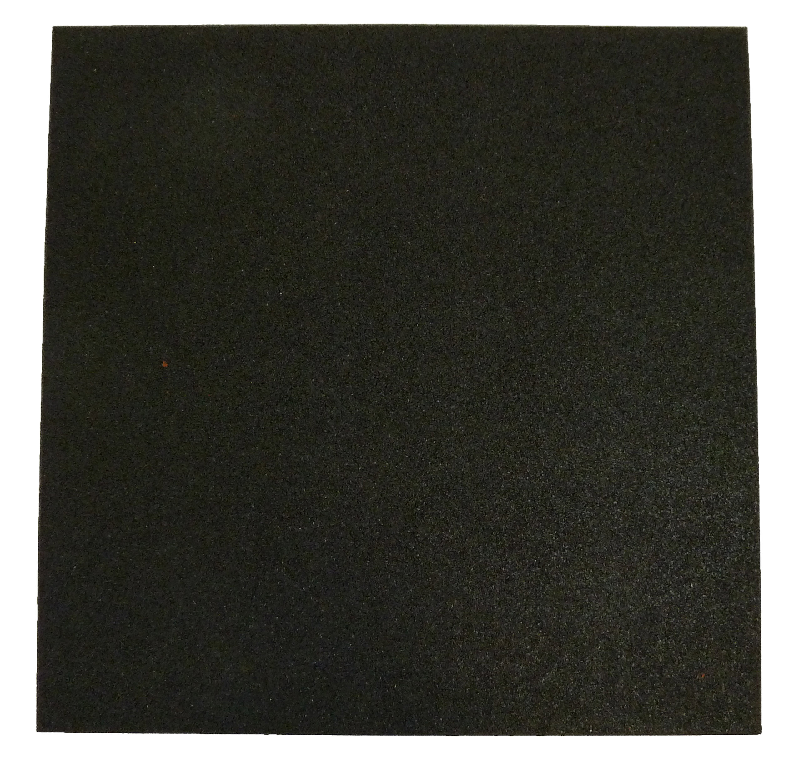 ErgoTile QUAD 500x500x25 mm gummifliser, C1- sort.