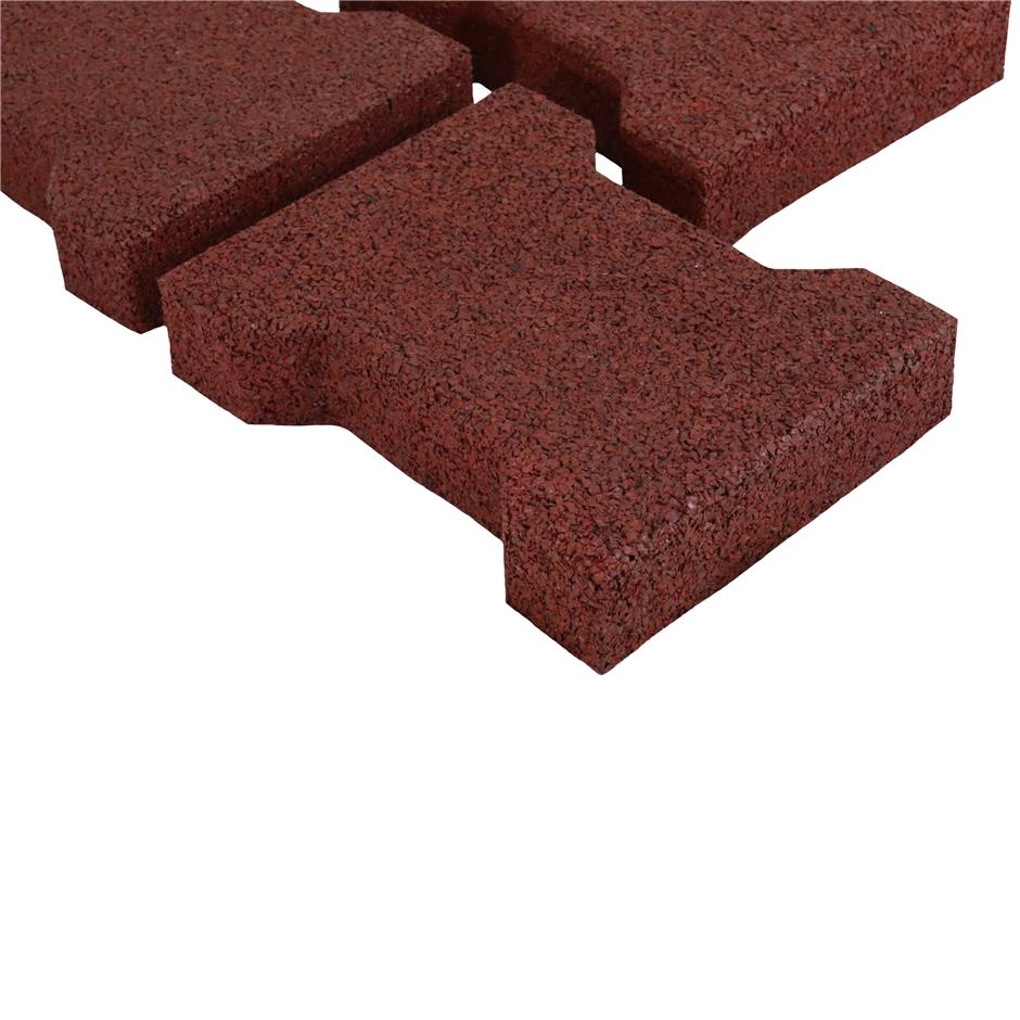 ErgoPave H-Link Equine 200x160x43 mm (36 pr m2) rød.