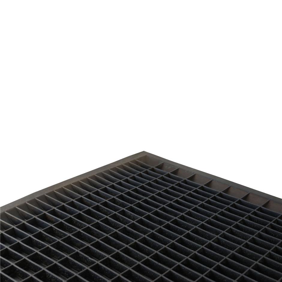 Kontormåtte m. skrå kanter, 700x910 mm