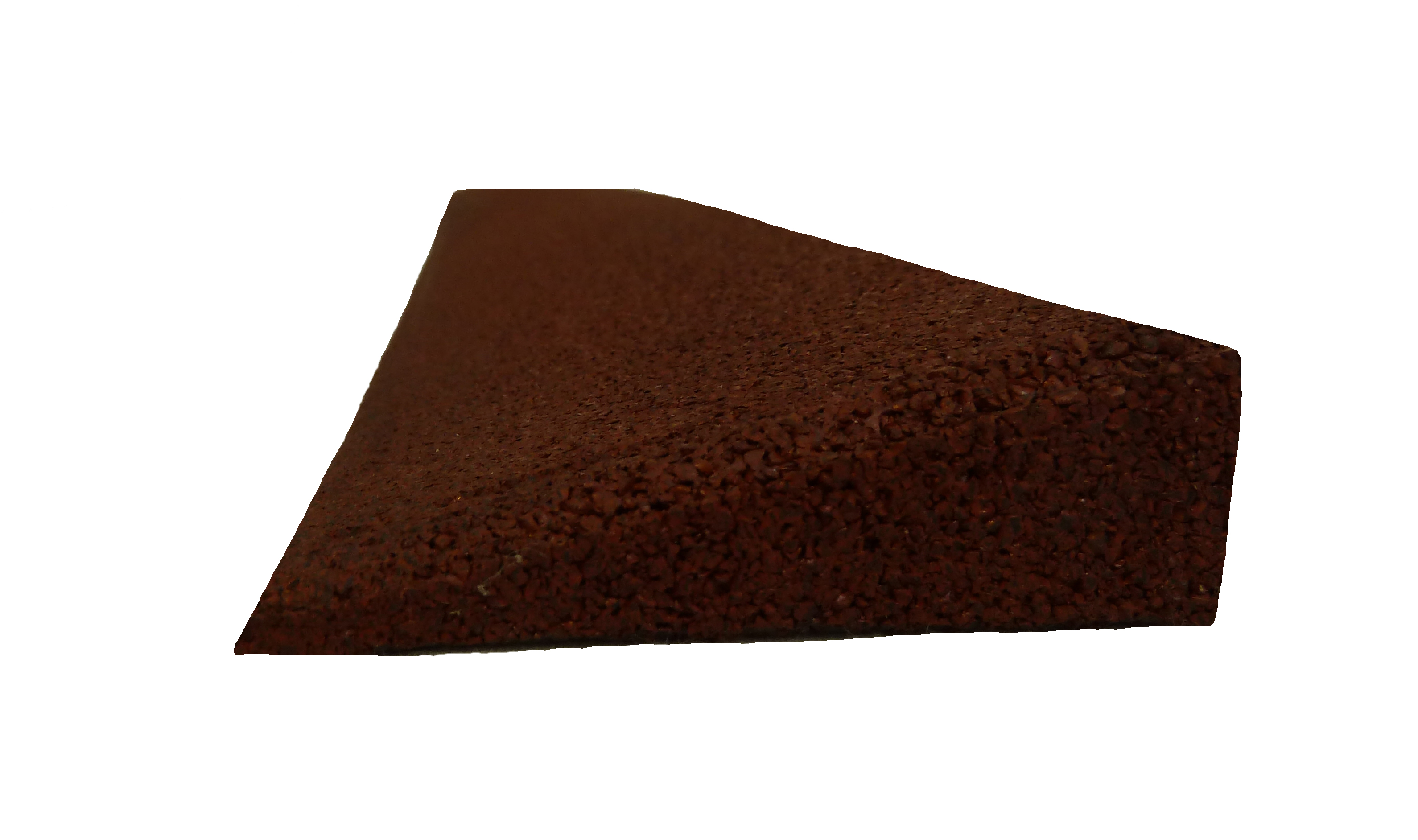 Gummirampe 25x80x1000 mm, for Quad gummifliser, Rød