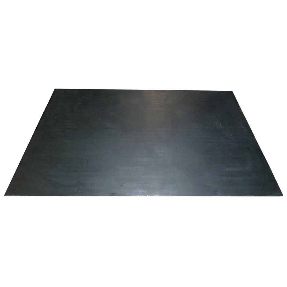 ErgoStall CF gummimåtte 1800x1200x12 mm m. glat overflade og rillet bund