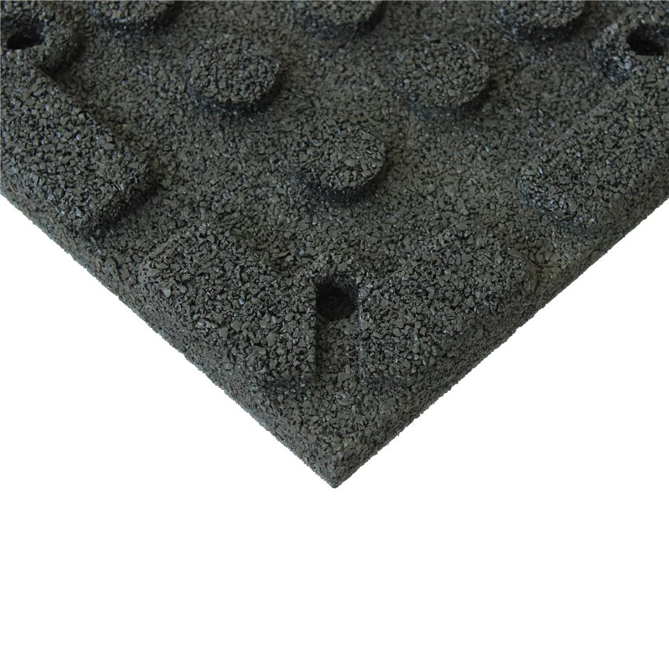 ErgoTile QUAD DIY 516x516x30 mm gummifliser, (4 stk/m2), vægt ca. 22,2 kg/m2, for samling m. X-connector system, C1-sand