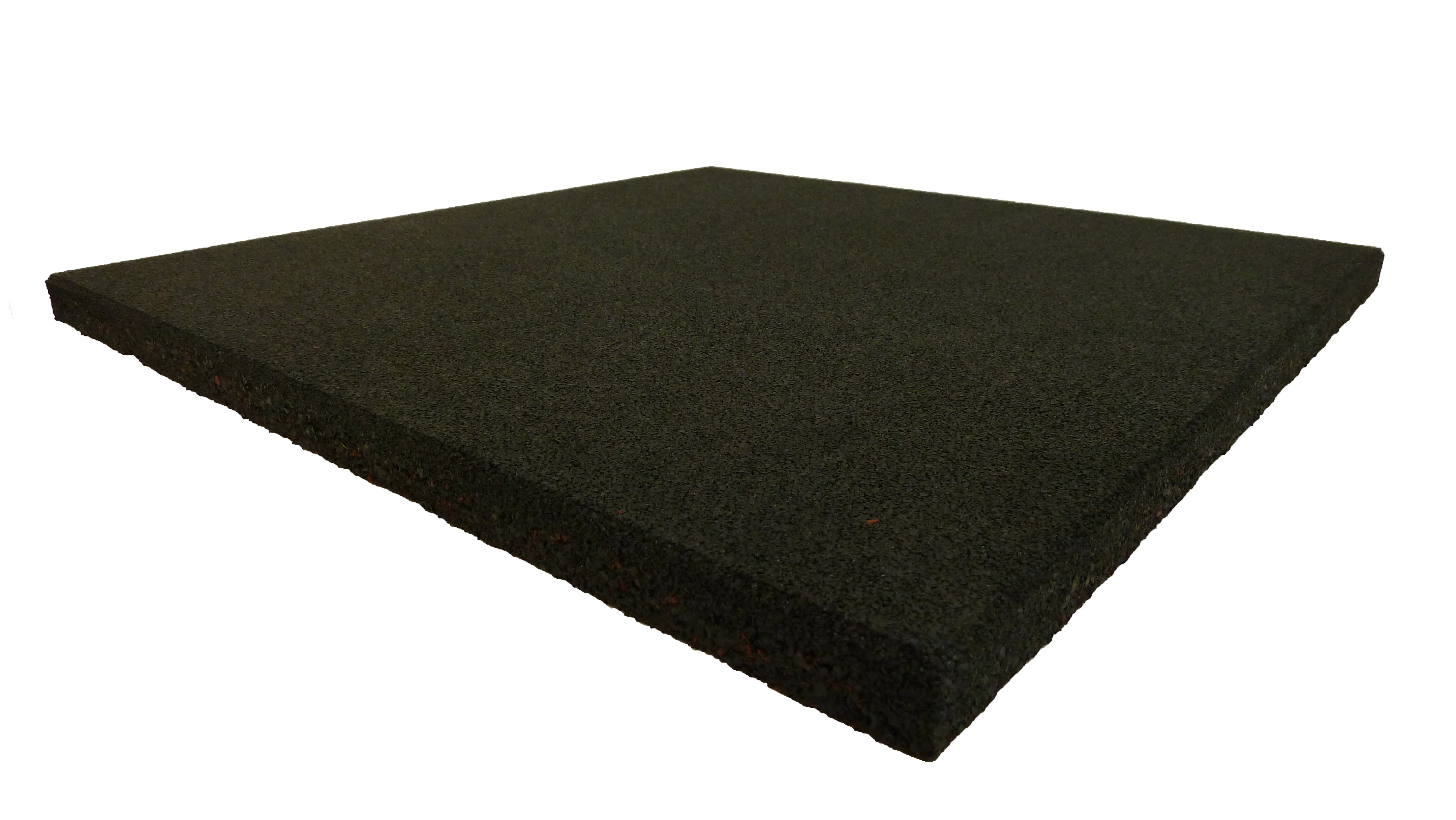 ErgoTile QUAD 500x500x25 mm gummifliser, C1- sort.