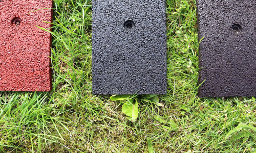 ErgoGarden Græskanter udført i gummi - Gummigræskanter - Kantgummi