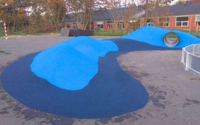 Hovedgård Skole, Midtjylland – Farverigt og sikkert PolyPlay faldunderlag