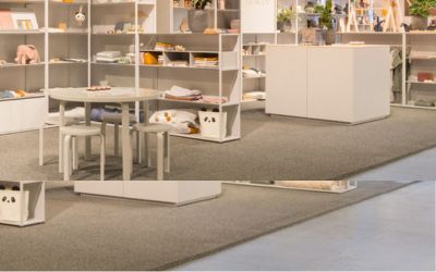 Liewood messestand, København – Legende & ergonomisk udstillingsgulv