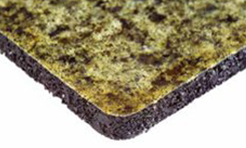 Regupol Hot plus gummiunderlag for bygningsbeskyttelse - kan varmsvejses og varmlimes - varmeaktivering